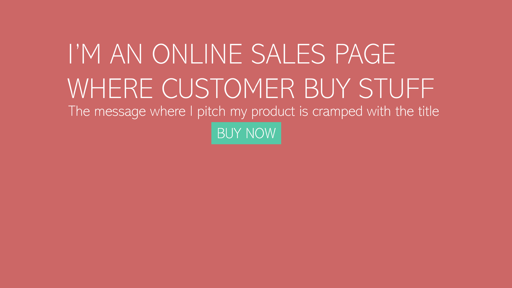 A picture showing bad use of whitespace